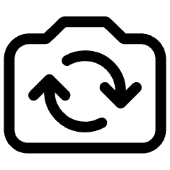 Swap Camera Icon from Ultimate Regular Set
