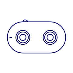 Video Camera Actioncam Illustration from UX Line Set