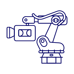 Video Robot Recorder Illustration from UX Line Set