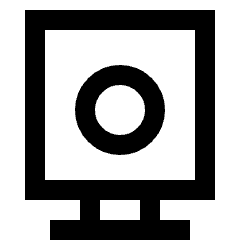 Camera Action Icon from Sharp Line Set