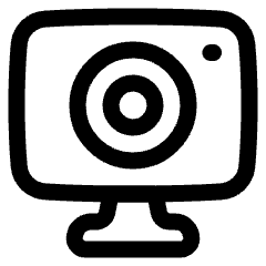 Camera Action Icon from Plump Line Set