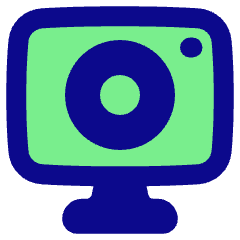Camera Action Icon from Plump Pop Set