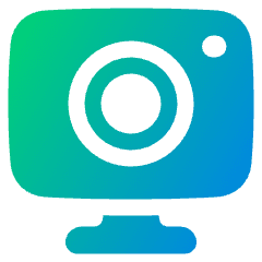 Camera Action Icon from Plump Gradient Set