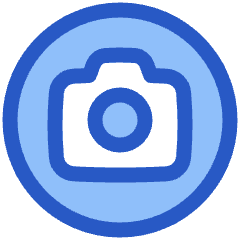 Camera Circle Icon from Plump Duo Set