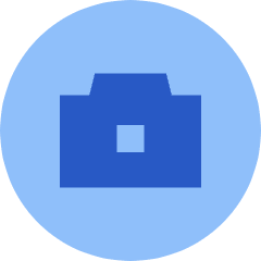 Camera Circle Icon from Sharp Flat Set