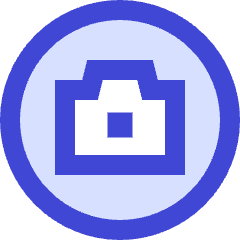 Camera Circle Icon from Sharp Duo Set