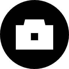 Camera Circle Icon from Sharp Solid Set