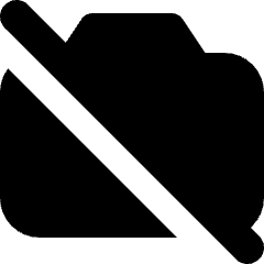 Camera Disabled Icon from Micro Solid Set