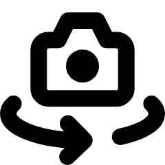 Camera Flip 1 Icon from Micro Line Set