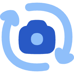 Camera Flip 1 Icon from Flex Flat Set