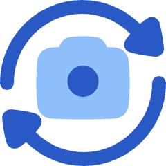 Camera Flip 1 Icon from Plump Flat Set