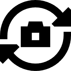 Camera Flip 2 Icon from Sharp Solid Set