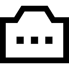 Camera Loading Icon from Sharp Line Set