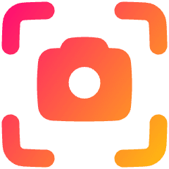 Camera Mode Photo Icon from Plump Gradient Set