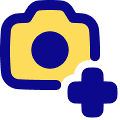 Camera Photo Add Icon from Plump Pop Set