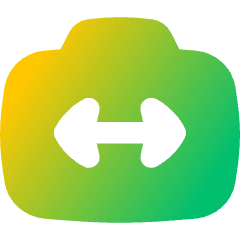 Camera Photo Front Icon from Flex Gradient Set