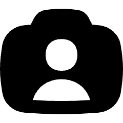 Camera Photo Front Icon from Flex Solid Set