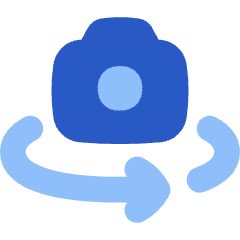 Camera Rotate Icon from Flex Flat Set