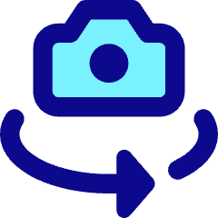 Camera Rotate Icon from Core Pop Set