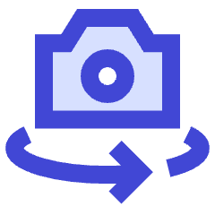 Camera Rotate Icon from Sharp Duo Set