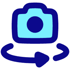 Camera Rotate Icon from Plump Pop Set
