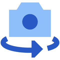 Camera Rotate Icon from Sharp Flat Set