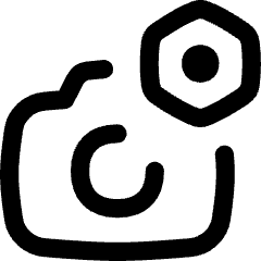 Camera Setting Bolt Nut Icon from Flex Line Set