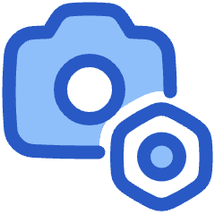 Camera Setting Bolt Nut Icon from Plump Duo Set