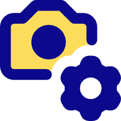 Camera Setting Gear Icon from Core Pop Set