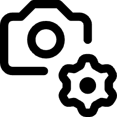 Camera Setting Gear Icon from Core Line Set