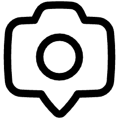 Camera Setting Pin Icon from Plump Line Set