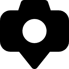 Camera Setting Pin Icon from Micro Solid Set
