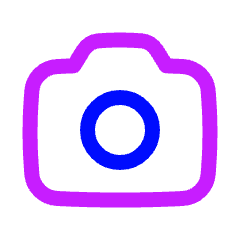 Camera Solo Icon from Plump Neon Set