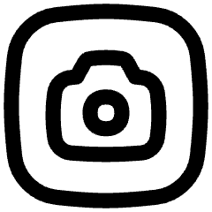 Camera Square Icon from Flex Line Set