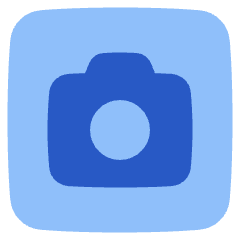 Camera Square Icon from Plump Flat Set