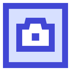 Camera Square Icon from Sharp Duo Set