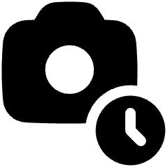 Camera Timer Icon from Plump Solid Set