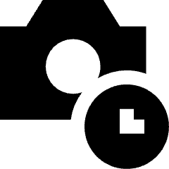 Camera Timer Icon from Sharp Solid Set