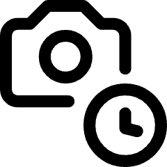 Camera Timer Icon from Core Line Set