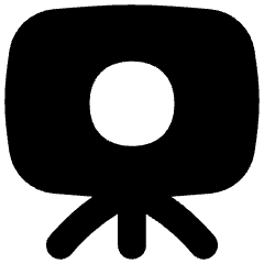 Camera Tripod Icon from Flex Solid Set