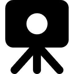 Camera Tripod Icon from Core Solid Set