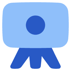 Camera Tripod Icon from Plump Flat Set