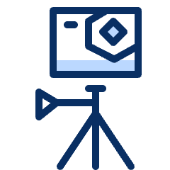 Camera Tripod Icon from Cyber Duotone Set