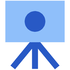 Camera Tripod Icon from Sharp Flat Set