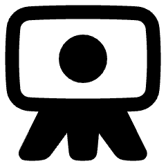 Camera Tripod Icon from Plump Remix Set