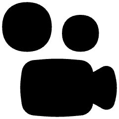 Camera Video Icon from Flex Solid Set
