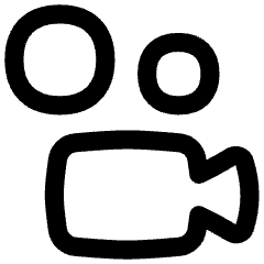 Camera Video Icon from Flex Line Set