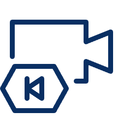 Camera Video Previous Icon from Cyber Line Set