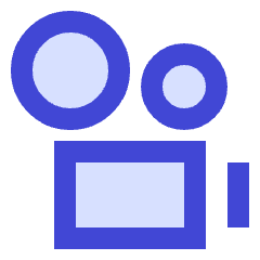 Camera Video Icon from Sharp Duo Set