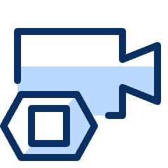 Camera Video Stop Icon from Cyber Duotone Set